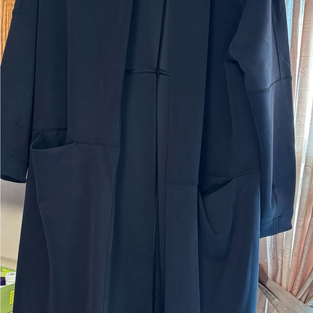 Scuba knit long jacket